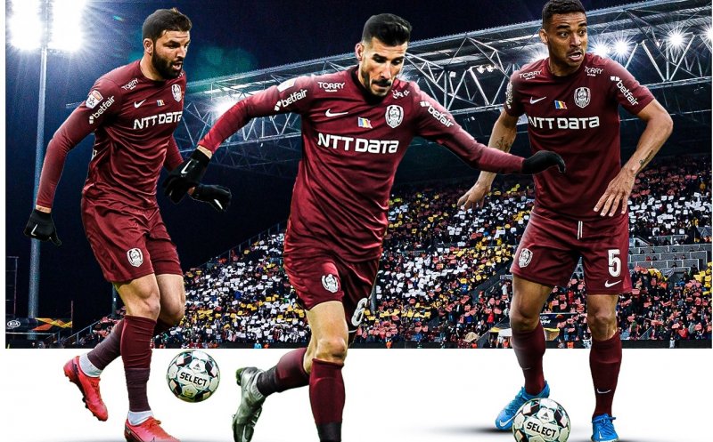 Curățenie generală în Gruia. CFR Cluj a anunțat despărțirea de trei jucători