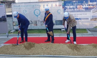 Bosch ridică cu 21 mil. euro o nouă clădire de birouri la Cluj / Boc s-a băgat la lopată