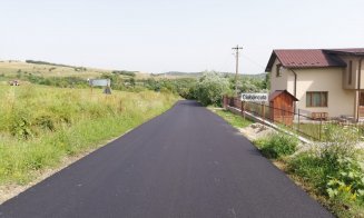 S-a terminat asfaltarea pe un drum județean din Cluj