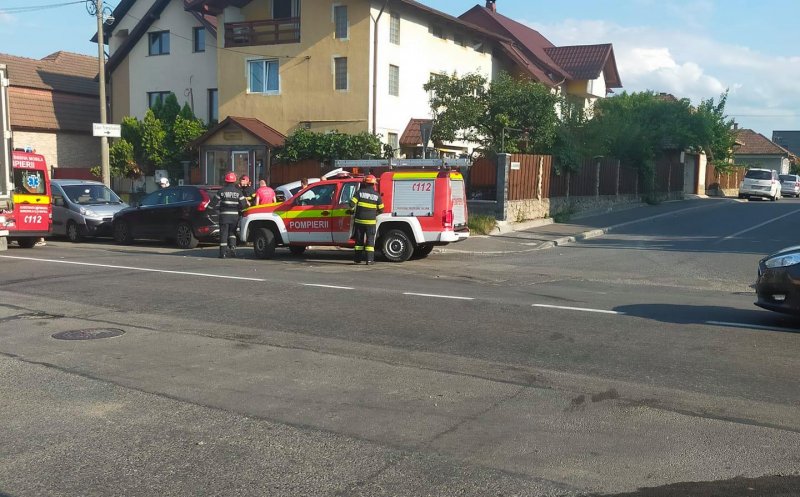 Accident pe strada Plevnei din Cluj-Napoca! A fost nevoie de intervenția echipajelor SMURD