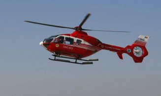 Clujean rănit GRAV într-un accident rutier în Tulcea. A fost preluat cu elicopterul SMURD