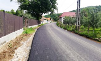Cel mai sudic drum județean din Cluj, asfaltat în integralitate