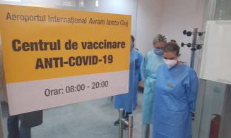 O mie de pasageri s-au vaccinat anti-COVID la Aeroportul Cluj