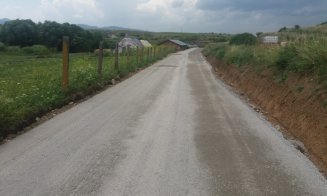 Drum județean din Cluj, pregătit pentru asfaltare