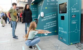 Revine biletul gratis la autobuz contra genoflexiuni! Automatul va fi reinstalat în stația de pe Memorandumului