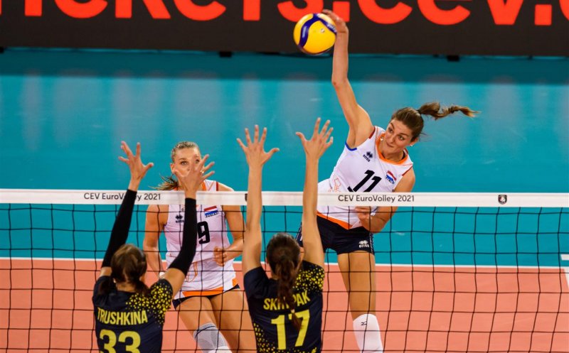 Eurovolley 2021. Olanda este a doua învingătoare a zilei în BT Arena
