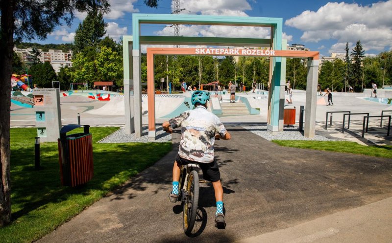 Noua față a skatepark-ului din Rozelor. Modernizarea zonei de agrement a costat peste 3 milioane de lei