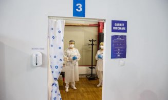 Doar 328 de persoane nou vaccinate în ultima zi la Cluj