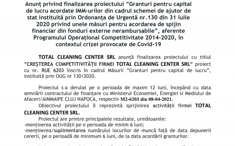 COMUNICAT DE PRESA (P)