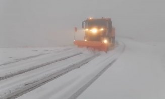 Ninge pe Transfăgărășan. Temperaturi de îngheț și zăpadă de 10 cm