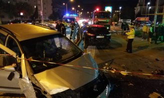 ACCIDENT în Cluj: A schimbat banda de circulaţie fără să se asigure şi a făcut praf 3 maşini