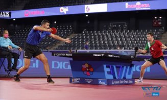 Rezultatele primei zile la Campionatul European de tenis de masă de la Cluj-Napoca