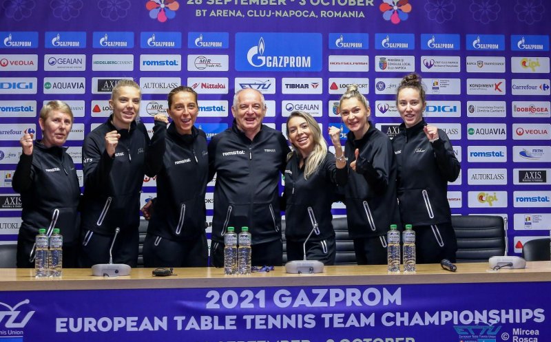 Naționala feminină de tenis de masă a început cu un succes Europeanul de la Cluj
