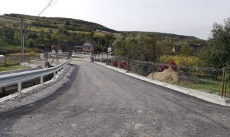 Pod nou într-o localitate clujeană. A costat peste 1.6 mil lei
