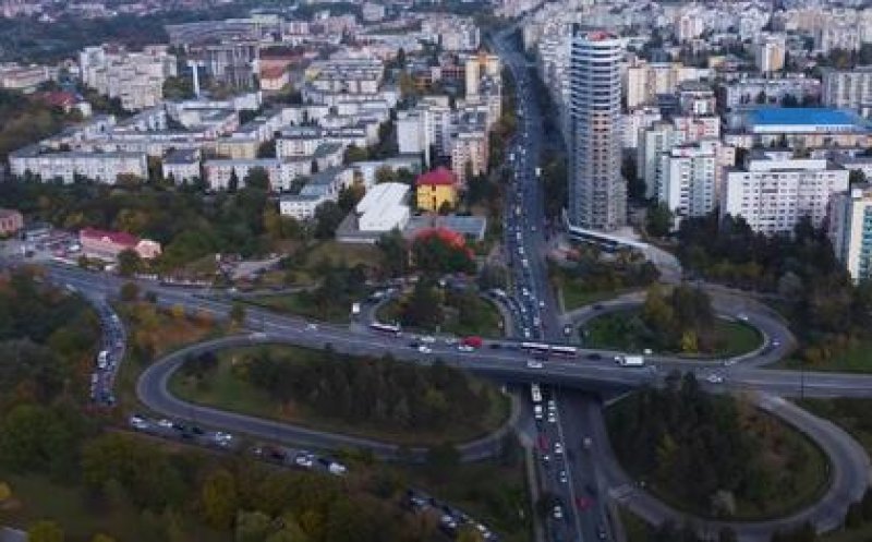 Video spectaculos din dronă. Cum arată traficul din Cluj la o oră de vârf