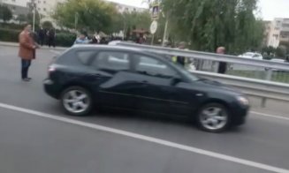 ACCIDENT în Cluj. Un biciclist de 70 de ani a ajuns la spital