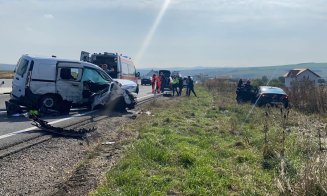 Accident pe Cluj - Turda. Două persoane transportate la spital