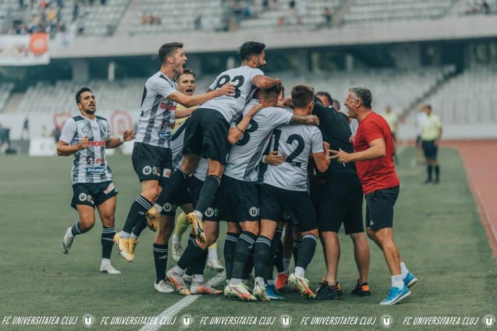 “U” Cluj s-a distrat cu Ripensia Timișoara și se întoarce acasă cu cele trei puncte