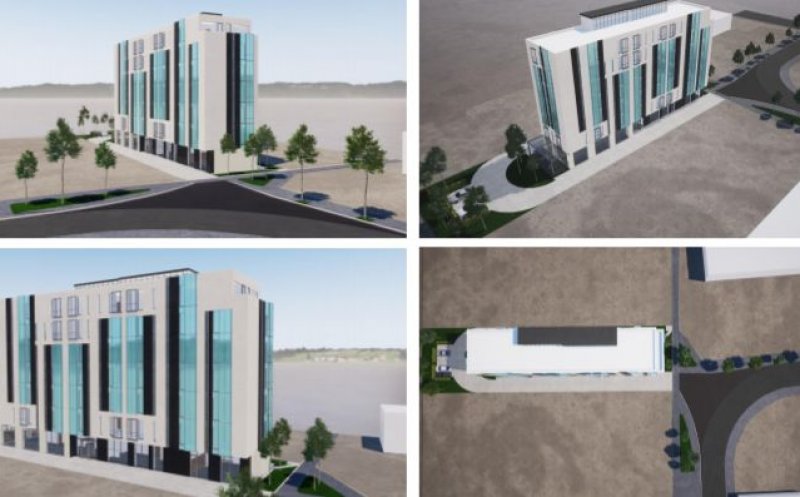Hotel de 5 etaje, dorit lângă aeroport, revine la urbanism