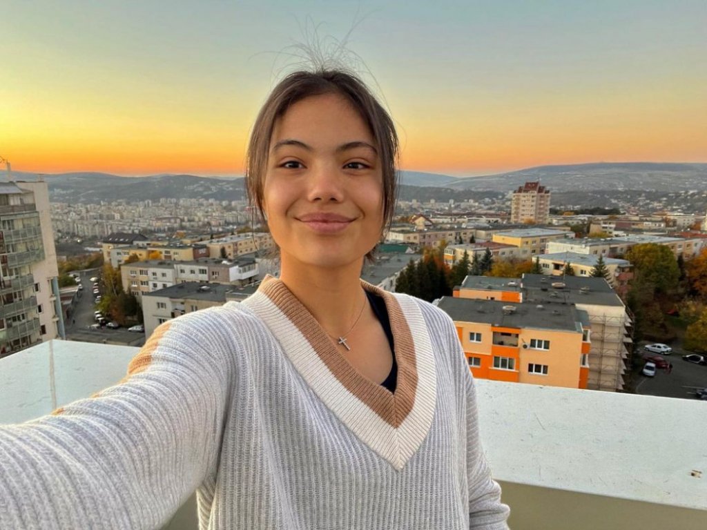 Emma Răducanu şi panorama Clujului au strâns peste 300.000 de aprecieri în câteva ore
