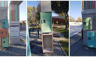Căsuțele pentru depozitare din nou-renovatul Skatepark Rozelor, vandalizate