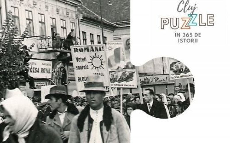În 1946, în centrul Clujului, oamenii defilau cu pancarte cu ”Votați Soarele!”