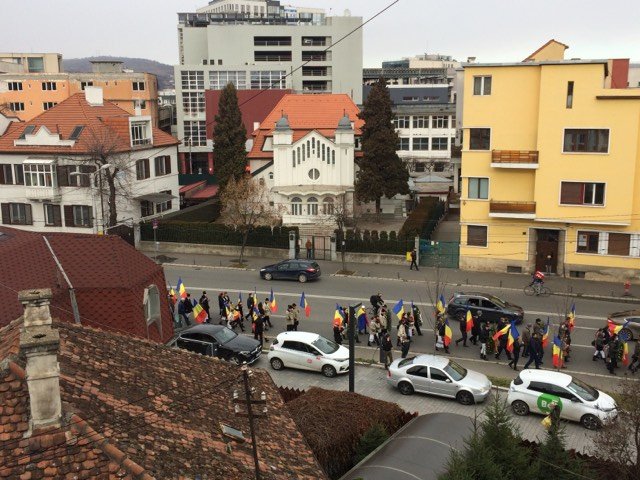 ”Marșul recunoștinței” la Cluj, dedicat personalităților care au contribuit la realizarea Marii Uniri