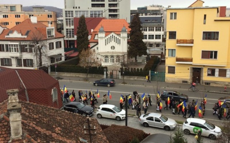 ”Marșul recunoștinței” la Cluj, dedicat personalităților care au contribuit la realizarea Marii Uniri