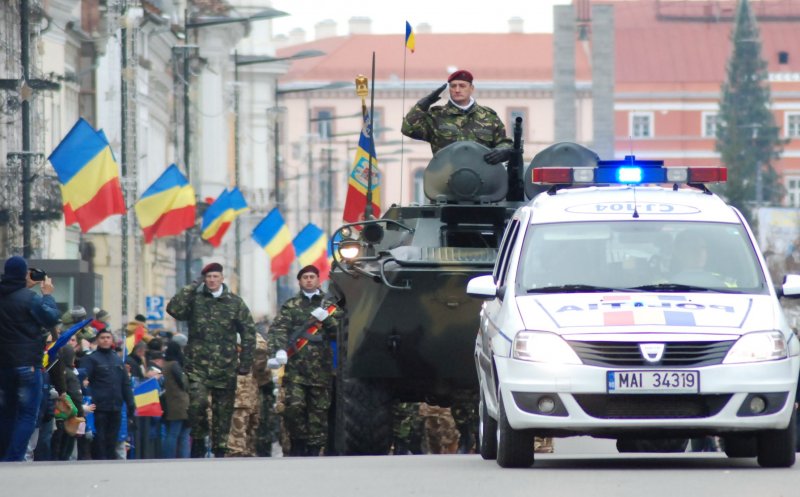 RESTRICŢII de circulaţie pentru parada de 1 Decembrie, în Cluj-Napoca