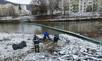 80 de saci de gunoi de gunoi, ridicați zilnic de la barajul din Grigorescu