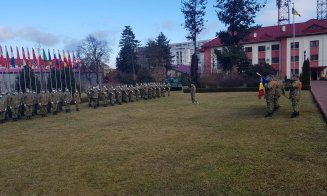 Ministrul Apărării, la Cluj. A înmânat drapelul de luptă Batalionului 400 Sprijin „Feleacu”