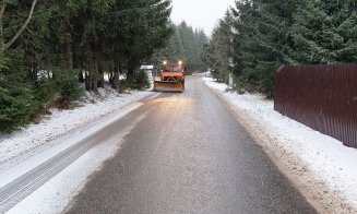 Cum se circulă pe drumurile din județul Cluj după ultima ninsoare