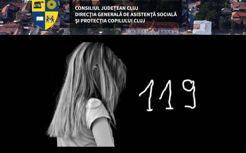 Clujenii încep să sune la numărul unic destinat cazurilor de abuz împotriva copiilor. Câte apeluri s-au înregistrat