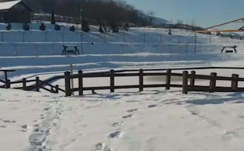 -23°C într-o localitate din Cluj. Ger de îngheaţă şi apele... sărate