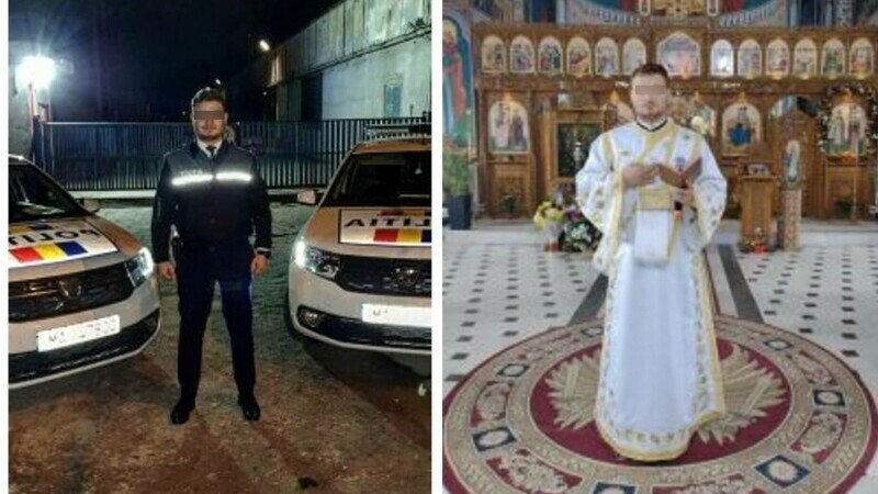 Un polițist beat și drogat a furat mașina unui curier / În timpul liber este diacon la mănăstire