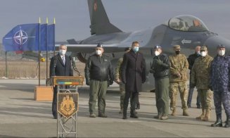 Președintele Klaus Iohannis a ajuns la Baza Aeriană de la Câmpia Turzii