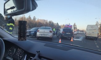 ACCIDENTE în Floreşti. Trafic îngreunat la intrarea în Cluj-Napoca