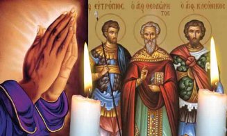 Calendar Ortodox 3 martie: Sunt sărbătoriți Sfinții Mucenici Vasilisc, Eutropiu și Cleonic