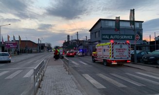 ACCIDENT în Cluj-Napoca pe strada Fabricii de Zahăr