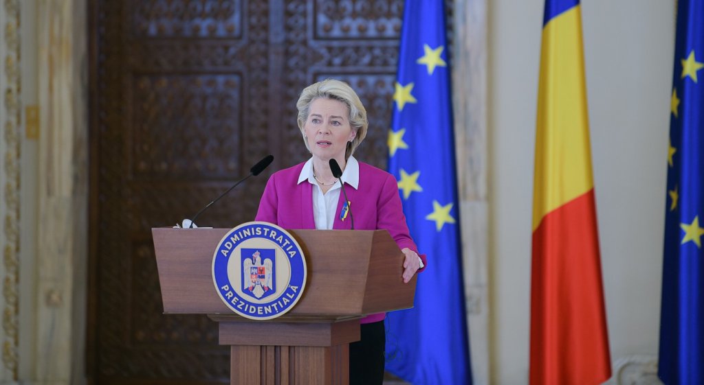 Hub umanitar pentru Ucraina în România. Ursula von der Leyen: "Sunteți un exemplu extraordinar de solidaritate"