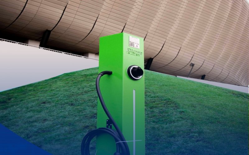Cluj Arena devine hub pentru mașinile electrice din Cluj. Stații de încărcare de 2,5 milioane de lei