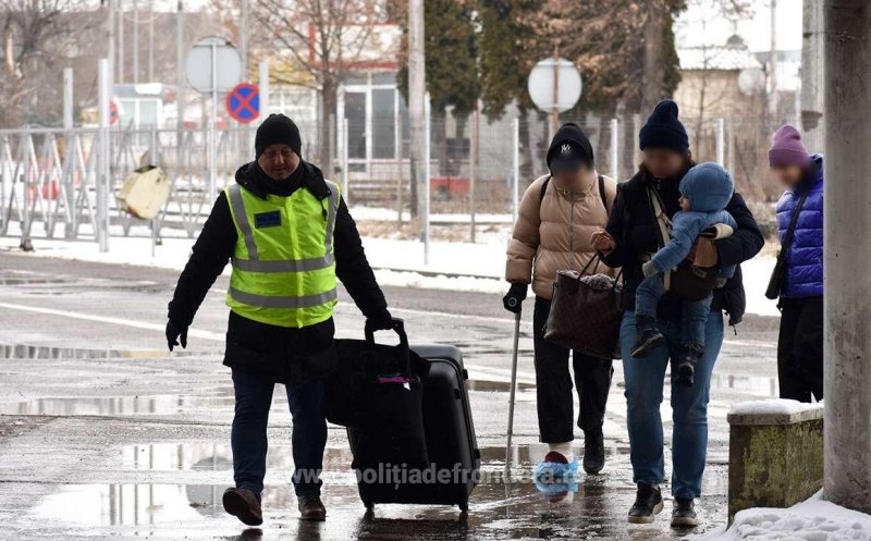 Peste 20.000 de ucraineni au intrat în ţară ieri, în scădere faţă de ziua precedentă