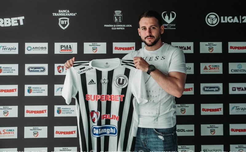 "U" Cluj, încă o lovitură pe piața transferurilor. A rezolvat problema fundașului stânga înaintea primului meci din play-off
