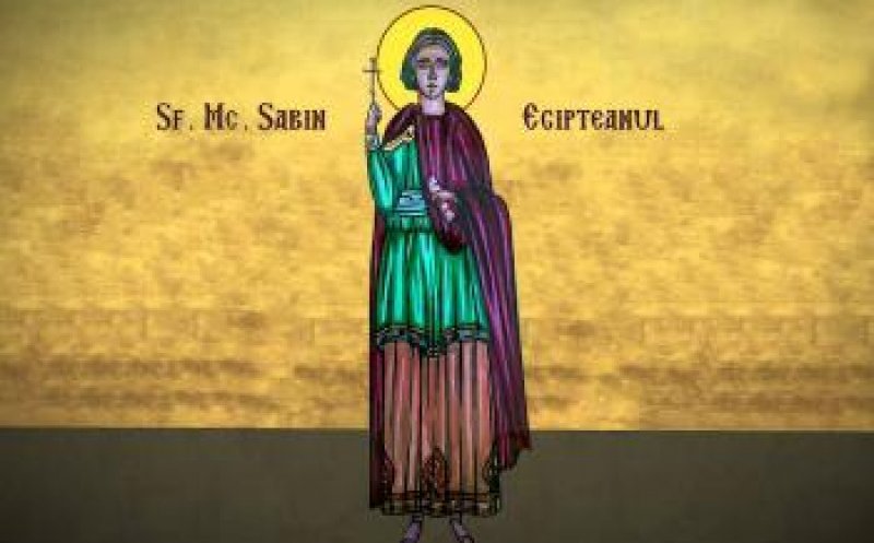 Calendar Ortodox 16 martie: Credincioșii îl prăzuiesc pe Sfântul Mucenic Sabin Egipteanul în Postul Paștelui