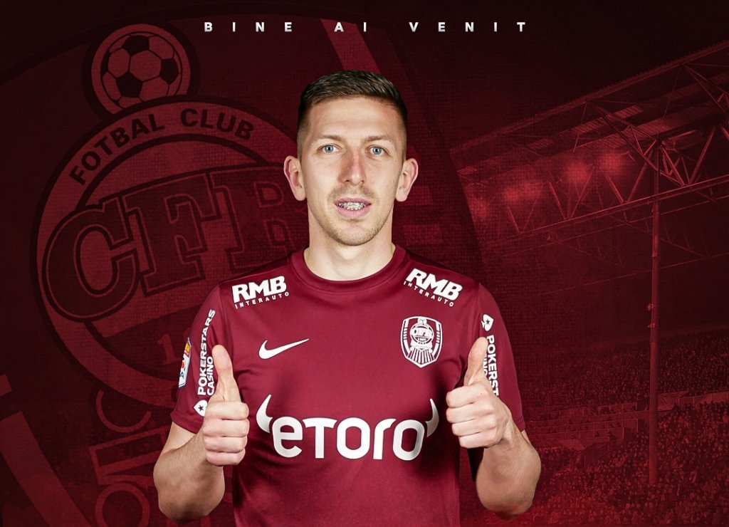 Întăriri pentru titlu. CFR Cluj a transferat un mijlocaș din campionatul ucrainean