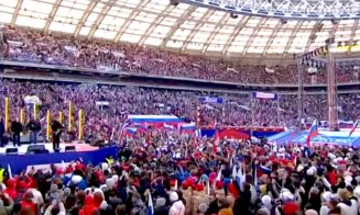 Cinism barbar la Moscova: Putin citează din Biblie la un CONCERT cu sute de mii de oameni pe stadion, în timp ce armata lui omoară civilii pe capete î