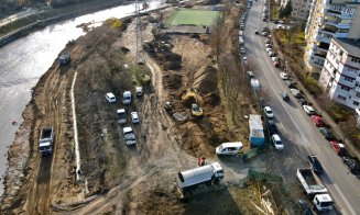 Stadiul lucrărilor la noul pod pietonal din Grigorescu