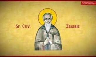 Calendar Ortodox 24 martie. Creștinii îl prăzuiesc pe Sfântul Cuvios Zaharia