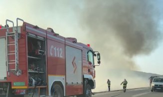 Centura Apahida, închisă din cauza unui incendiu de vegetație/ Accident cu trei mașini