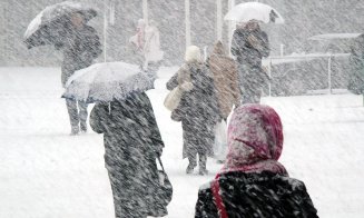 COD GALBEN de ninsori, vreme rece și îngheț, la Cluj